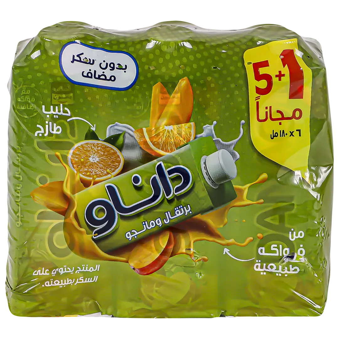 Danao Mango & Orange Juice 6 pcs 180 ml - view 2