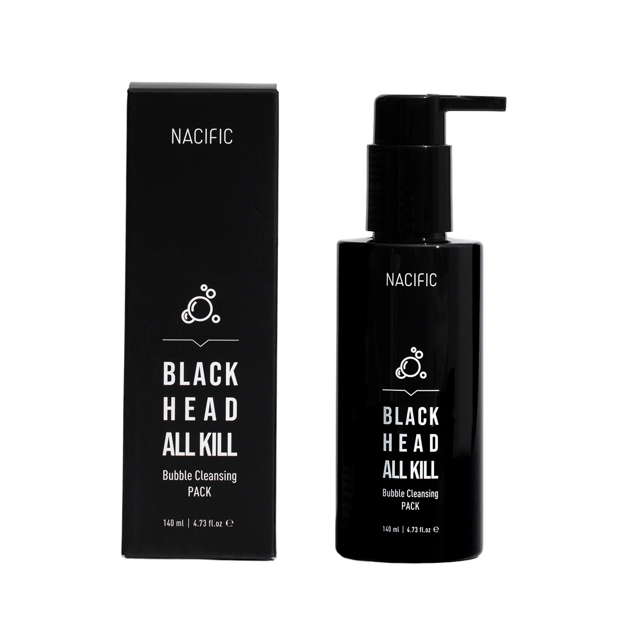 Nacific Blackhead All Kill Bubble Cleansing Pack 140 gm