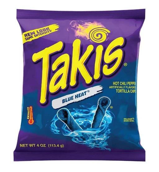 Takis Tortilla Chips Blue Heat Chilli 113.4 Gm