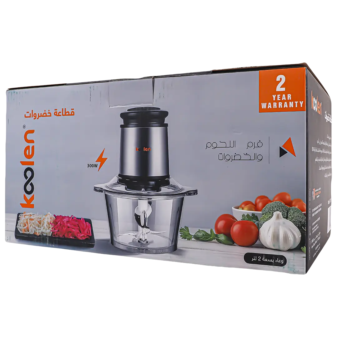 Koolen Food Chopper Glass Bowl Black Color 2 L - view 2