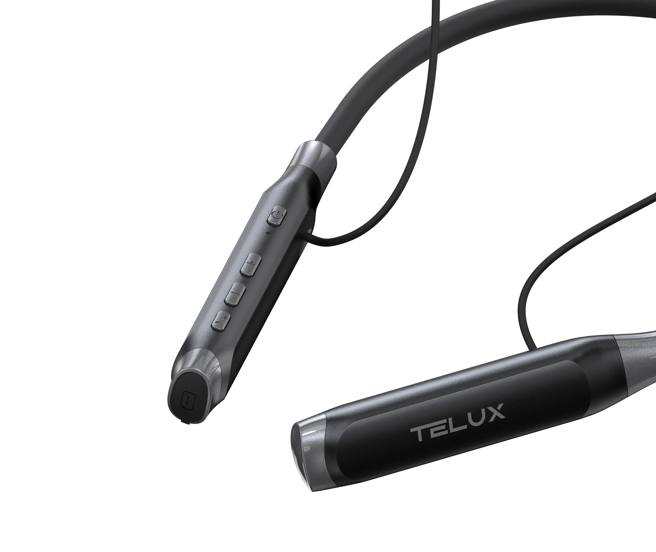 Telux Wavex Neckband Half In-Ear 40 Hrs Black Battry Level Display Play Upto 35 Hours Hd Microphone - view 3