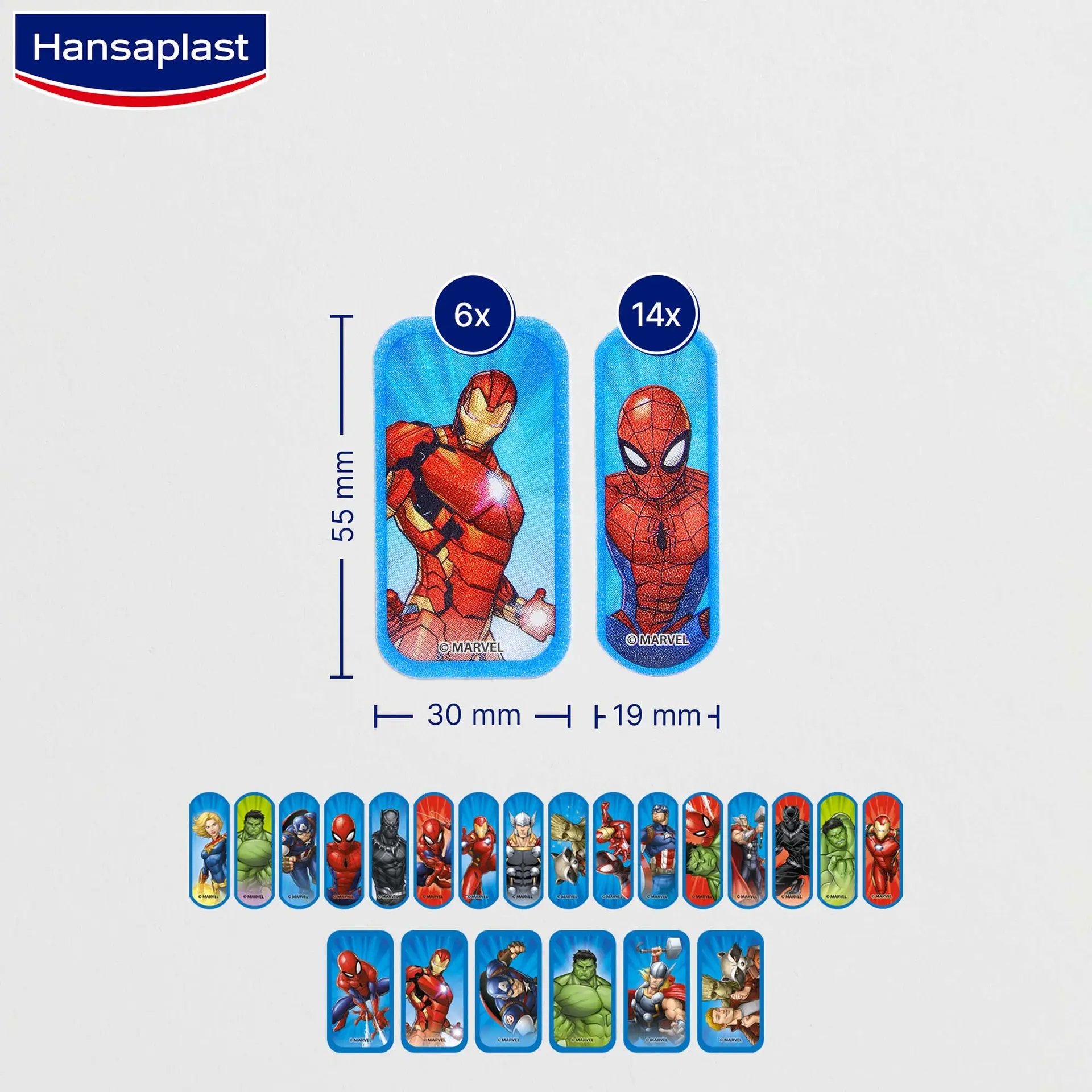 Hansaplast Marvel Avengers Kids Plasters 20 Strips - view 4