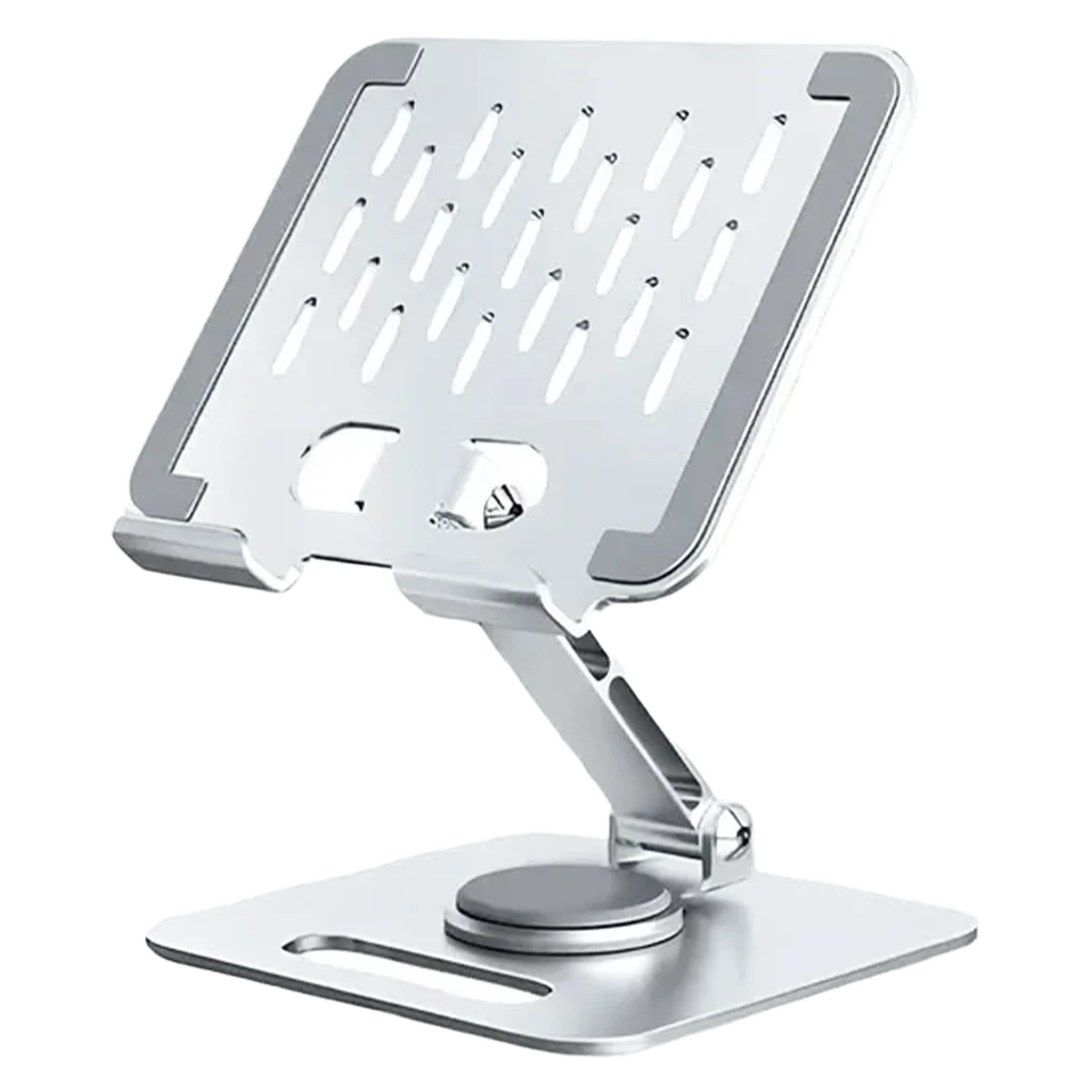 Youfo Foldable Desktop iPad Stand With 360 Degree Rotation Technology 
