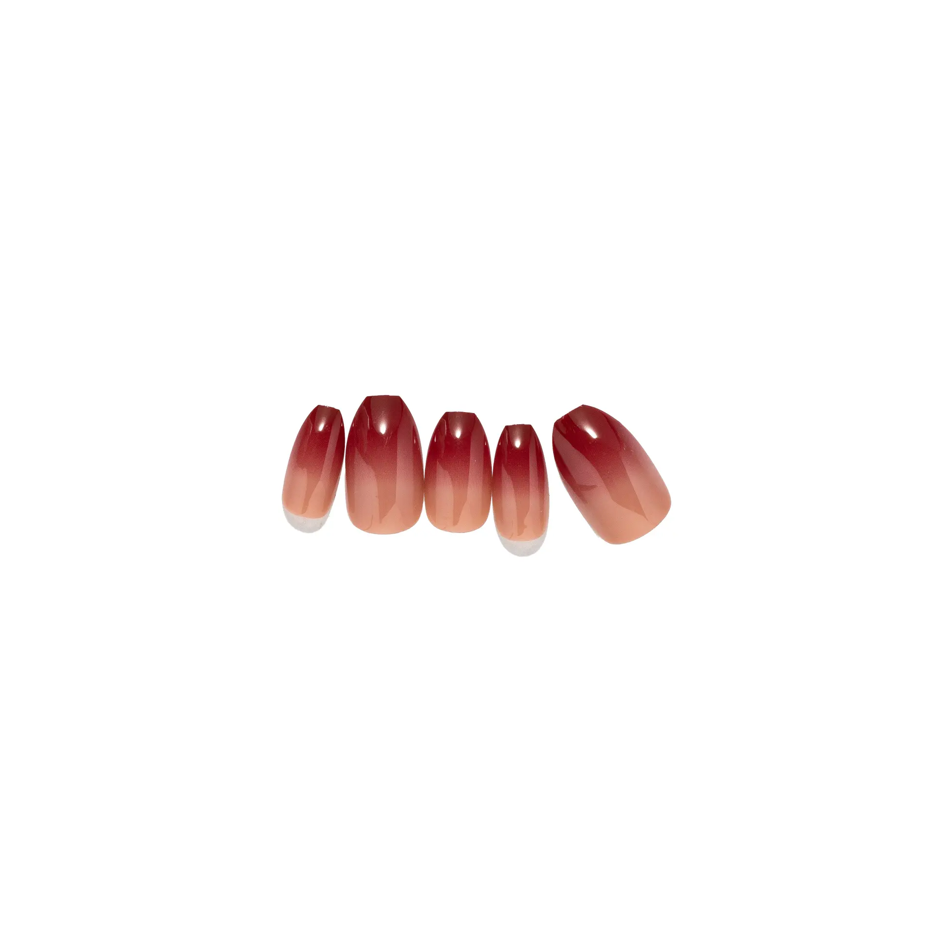 Loca Ready Nails Ombre Colour Coffin Shape - view 4