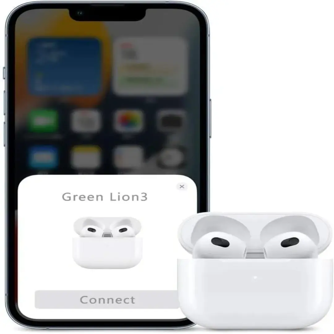 Green Lion GNTWIRGNBUD3 True Wireless Earbuds Pro 3 White Bluetooth V5.2 - view 3