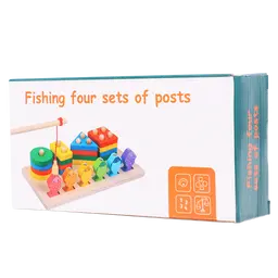 Wooden Fishing Column For Baby 2 In 1