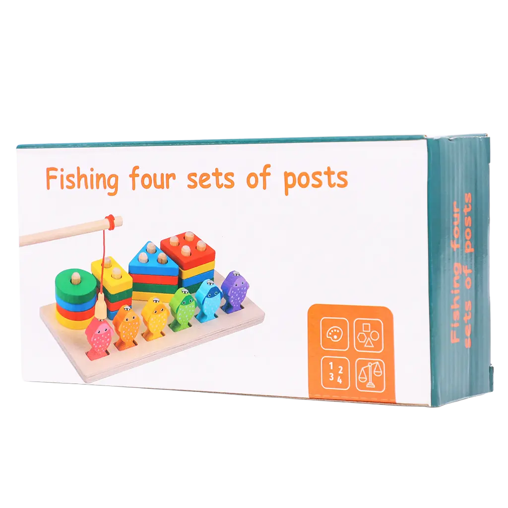 Wooden Fishing Column For Baby 2 In 1 - view 1