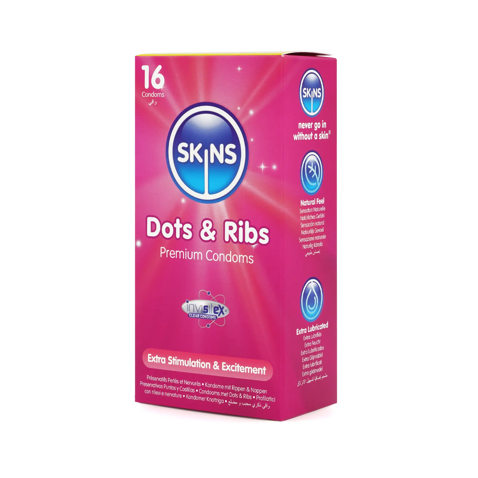 Skins Condom Dots & Ribs 16 Pack - view 3