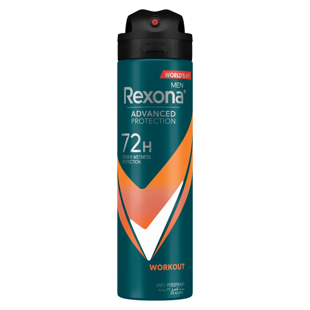Rexona Men Antiperspirant Deodrant Spray Workout 150 Ml - view 1