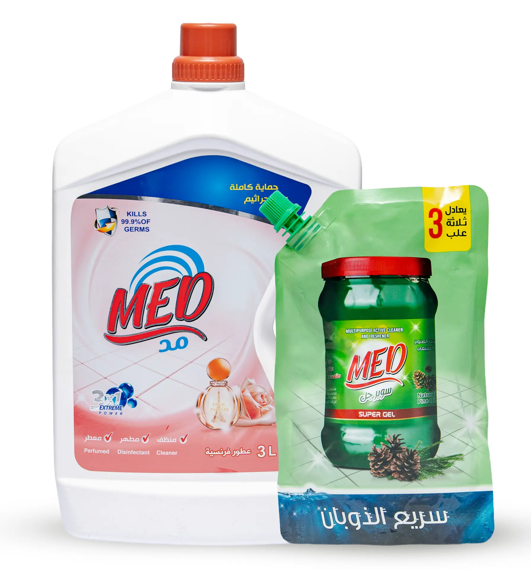 مد مطهر ارضيات عطر فرنسي 3 لتر+ جل منظف 300 جم مجانا - view 1