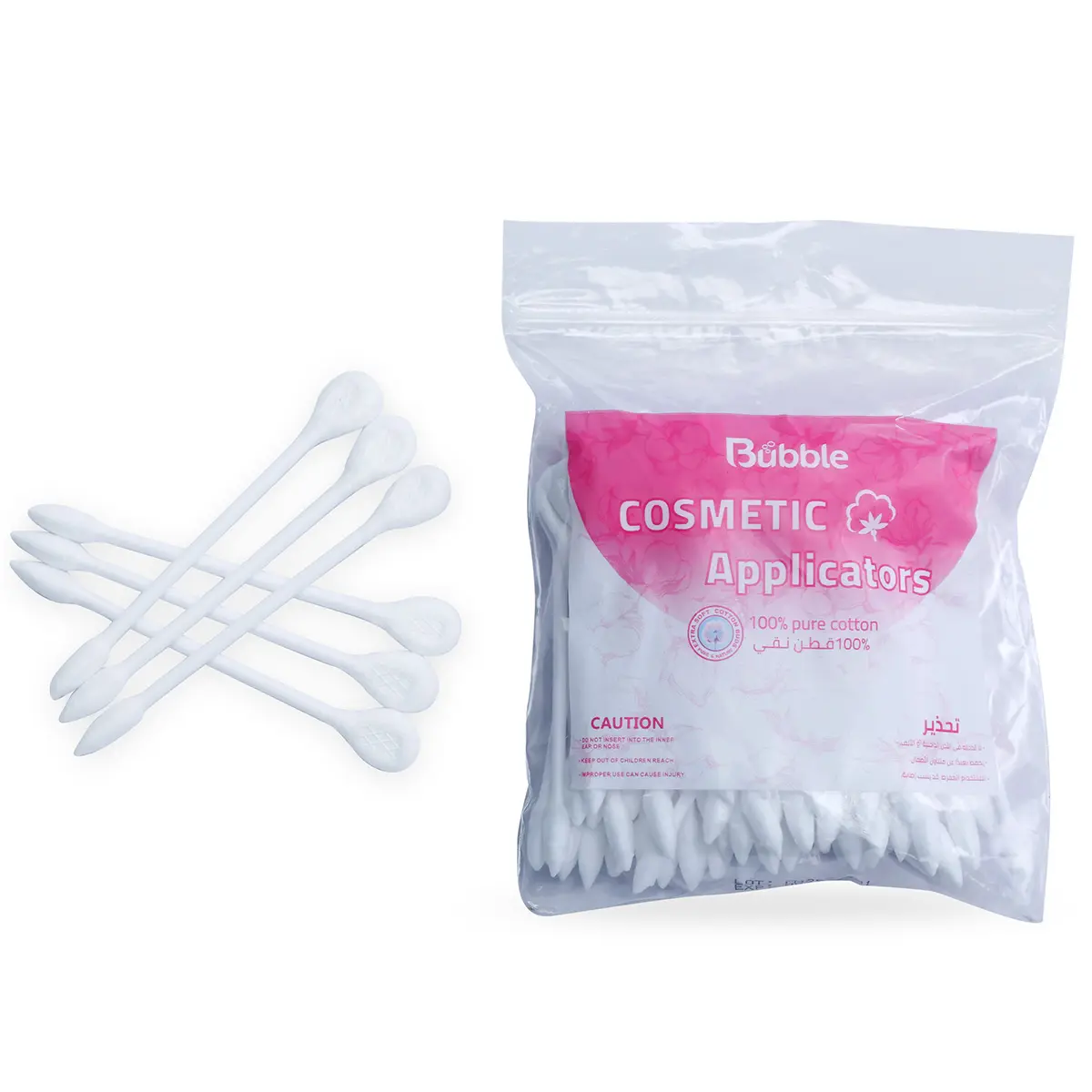 Bubble Pure Cotton Cosmetics applicator 80 pcs - view 3