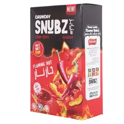 Snubz Corn Puffs Flaming Hot 6 pcs 30 gm