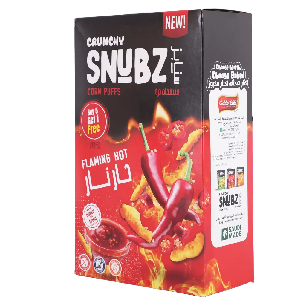 Snubz Corn Puffs Flaming Hot 6 pcs 30 gm - view 1