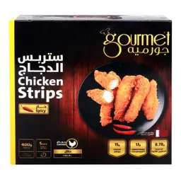 Gourmet Crispy Chicken Strips Spicy 400 gm