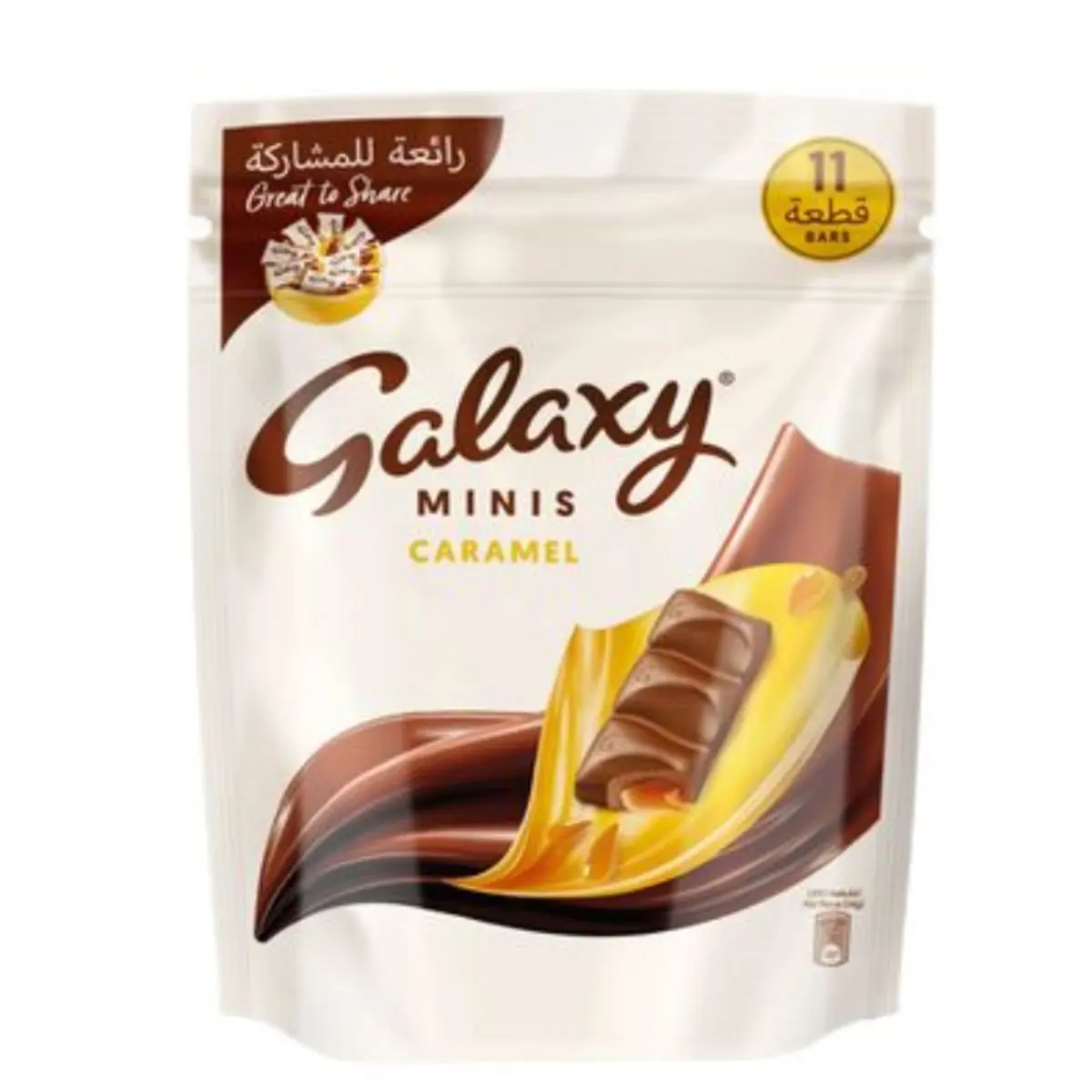 Galaxy Chocolate Caramel Mini 11 Pieces 154 gm - view 1