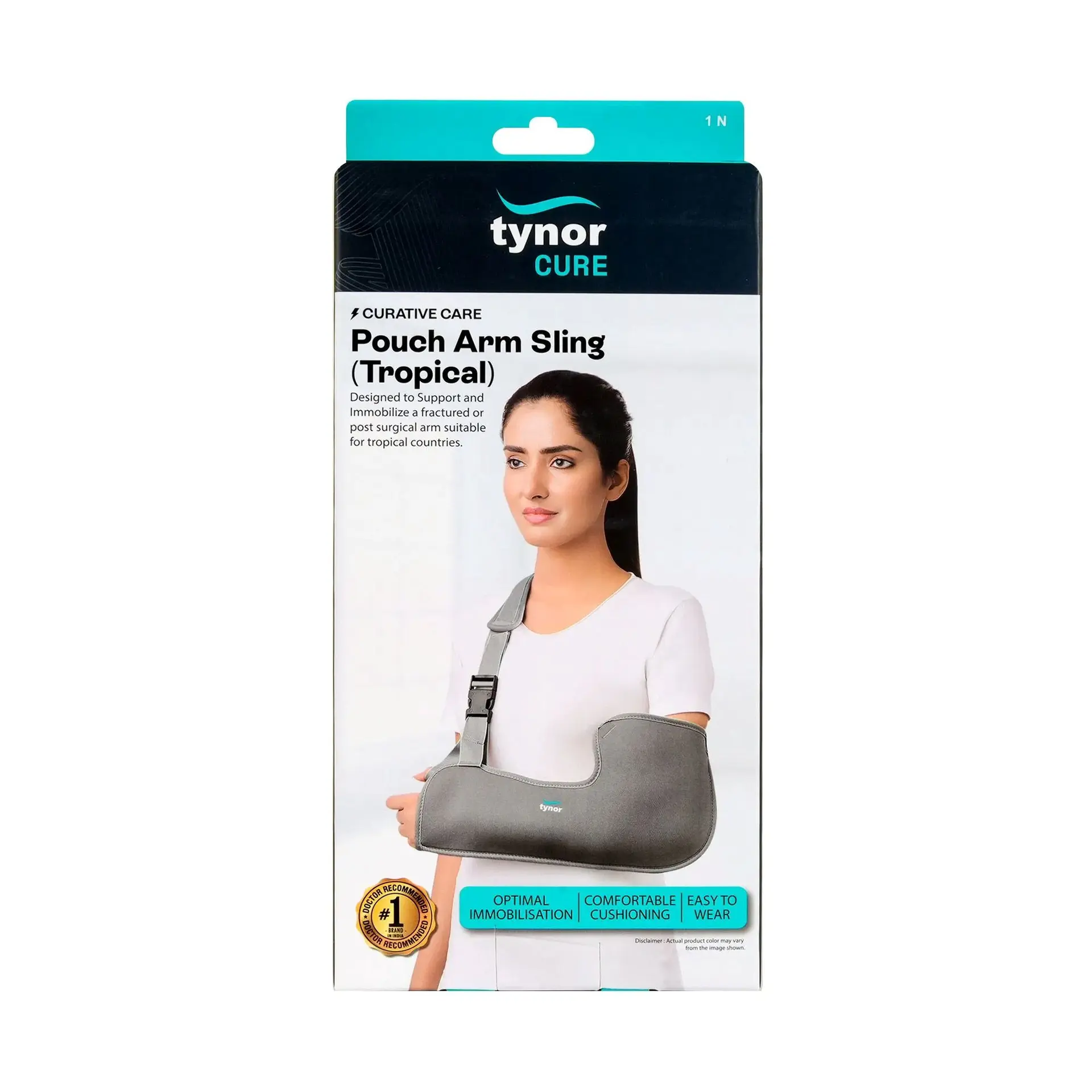 Tynor Pouch Arm Sling Tropical Medium Size C01 - view 1