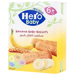 Hero Baby TeethinGm Biscuits Banana 180Gm