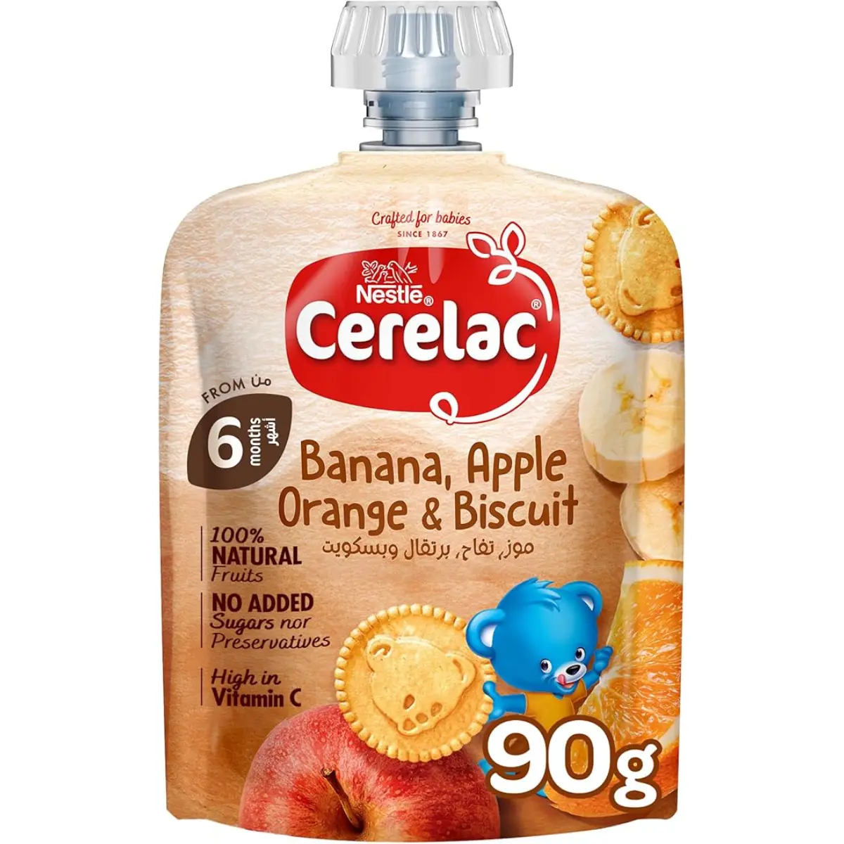 Cerelac Banana Orange Biscuit 90 gm - view 1