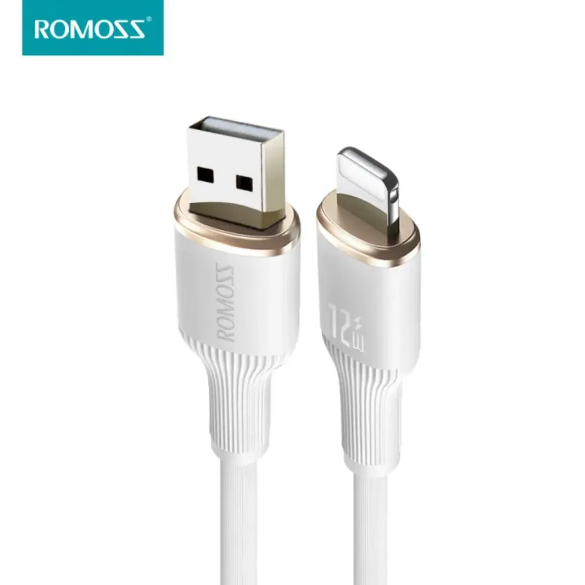 Romoss Charging Cable 1 M Lightning USB White - view 1