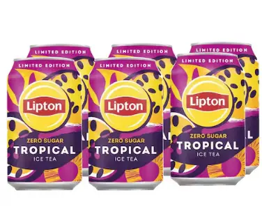Lipton Ice Tea Zero Sugar Tropical Passion Fruit & Mango 320MlX6 - view 1