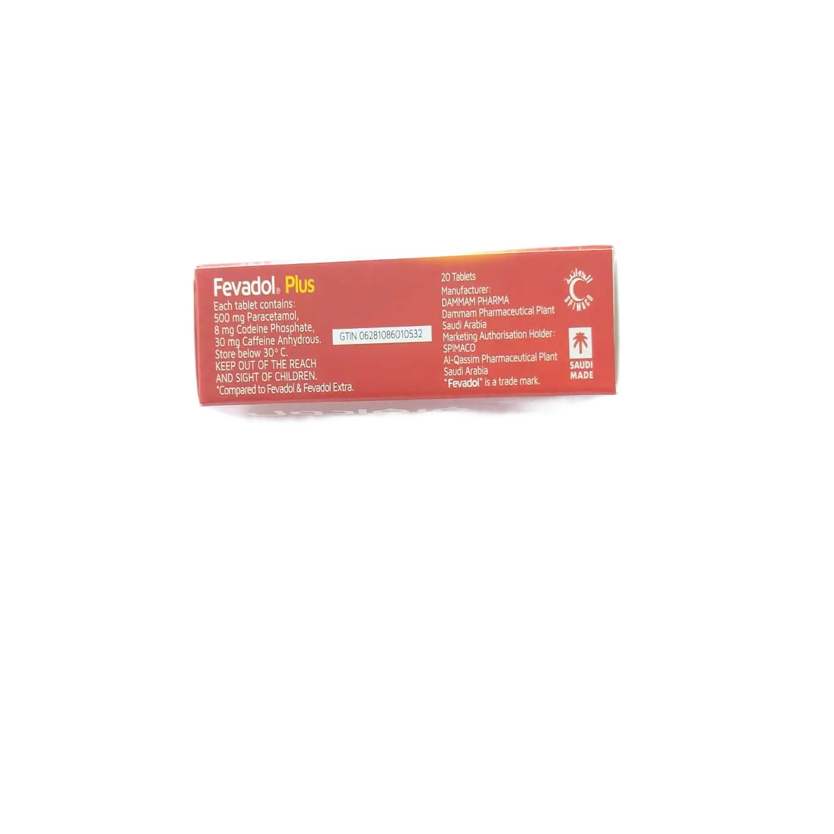 Fevadol Plus 20 Tab - view 4