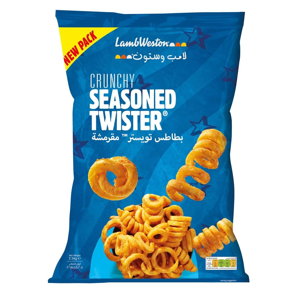 Lambweston Potato Twisters Frozen 2.5 kg