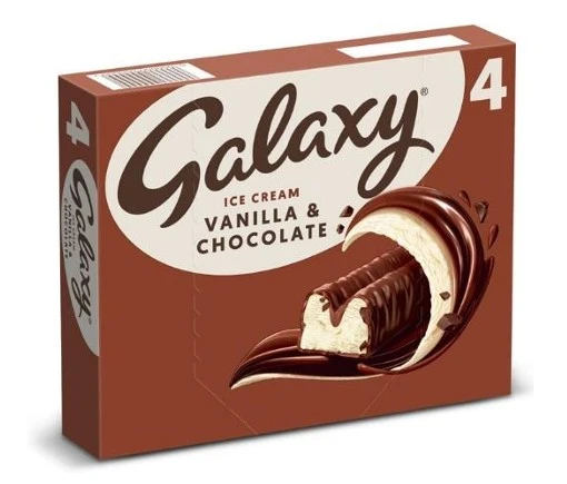 Galaxy Heart Vanilla Ice Bar 40GmX4