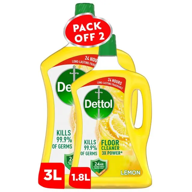 Dettol Lemon Antibacterial Power Floor Cleaner 4.8 L - view 1