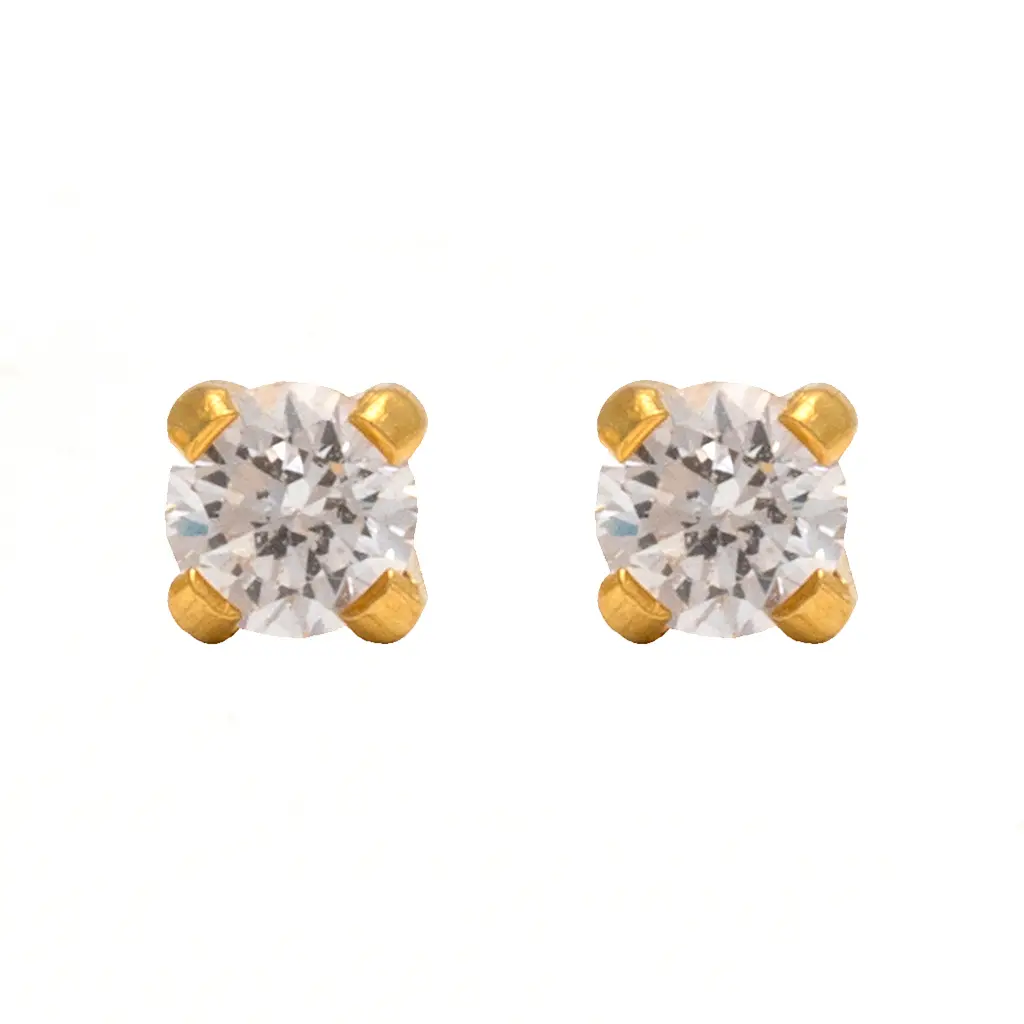 Studex 3mm Cz Gold Plated- Ear Piercing Kit - view 1