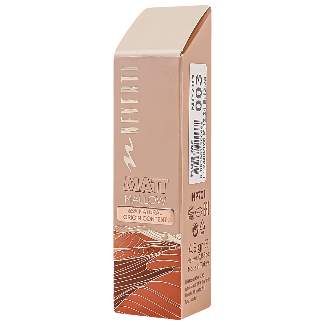 Neverti Matt Mallow Lipstick Hug Me 003 - view 3