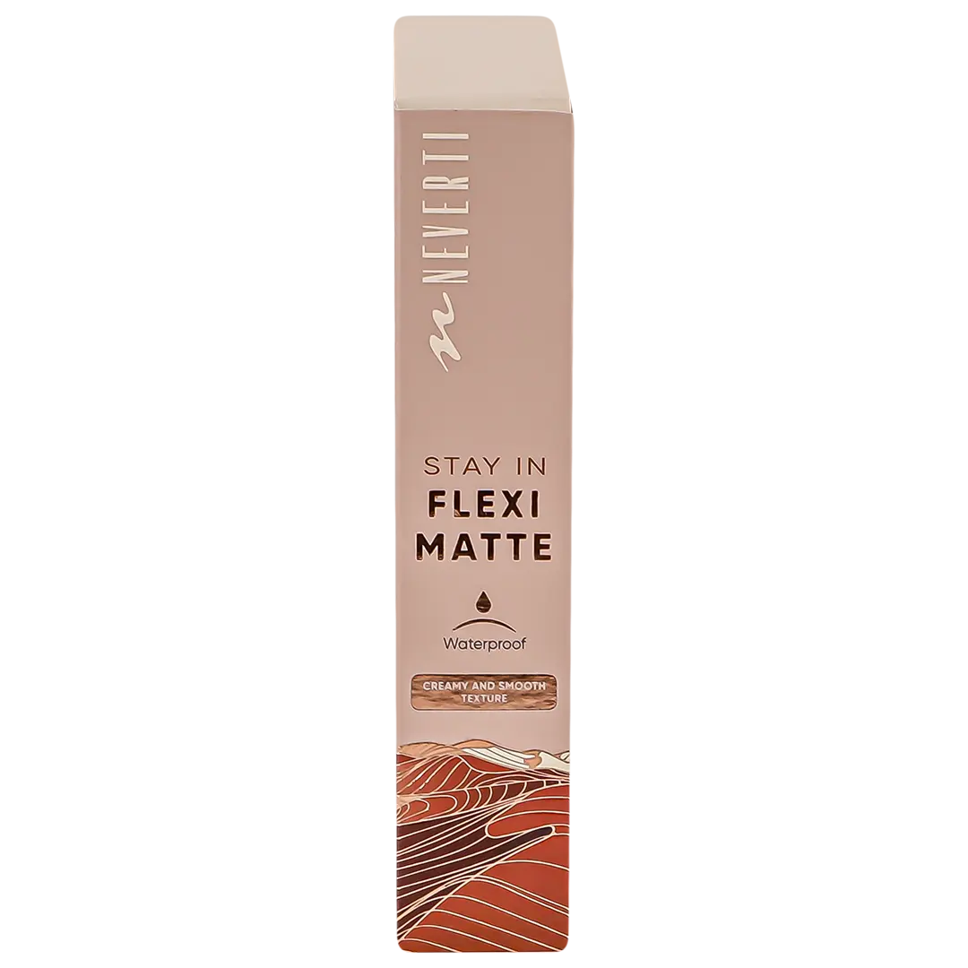 Neverti Liquid Matte Lipstick White Mocha Kiss 002 - view 4
