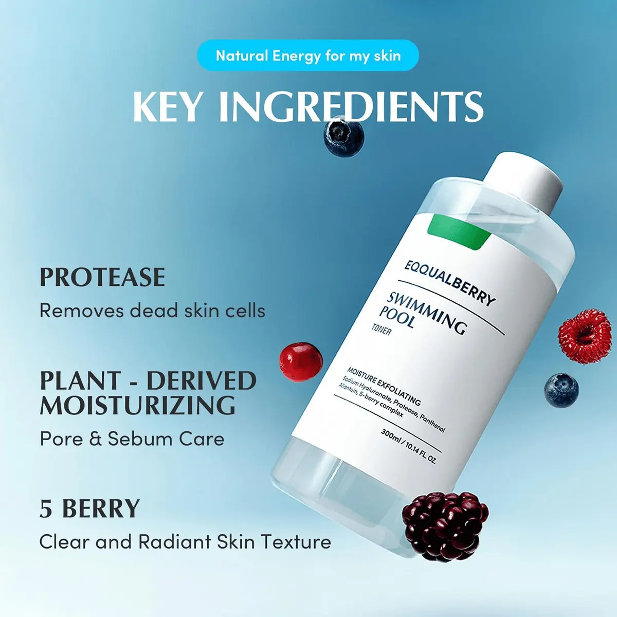 Eqqualberry Swimming Pool Toner 300 ml - view 2