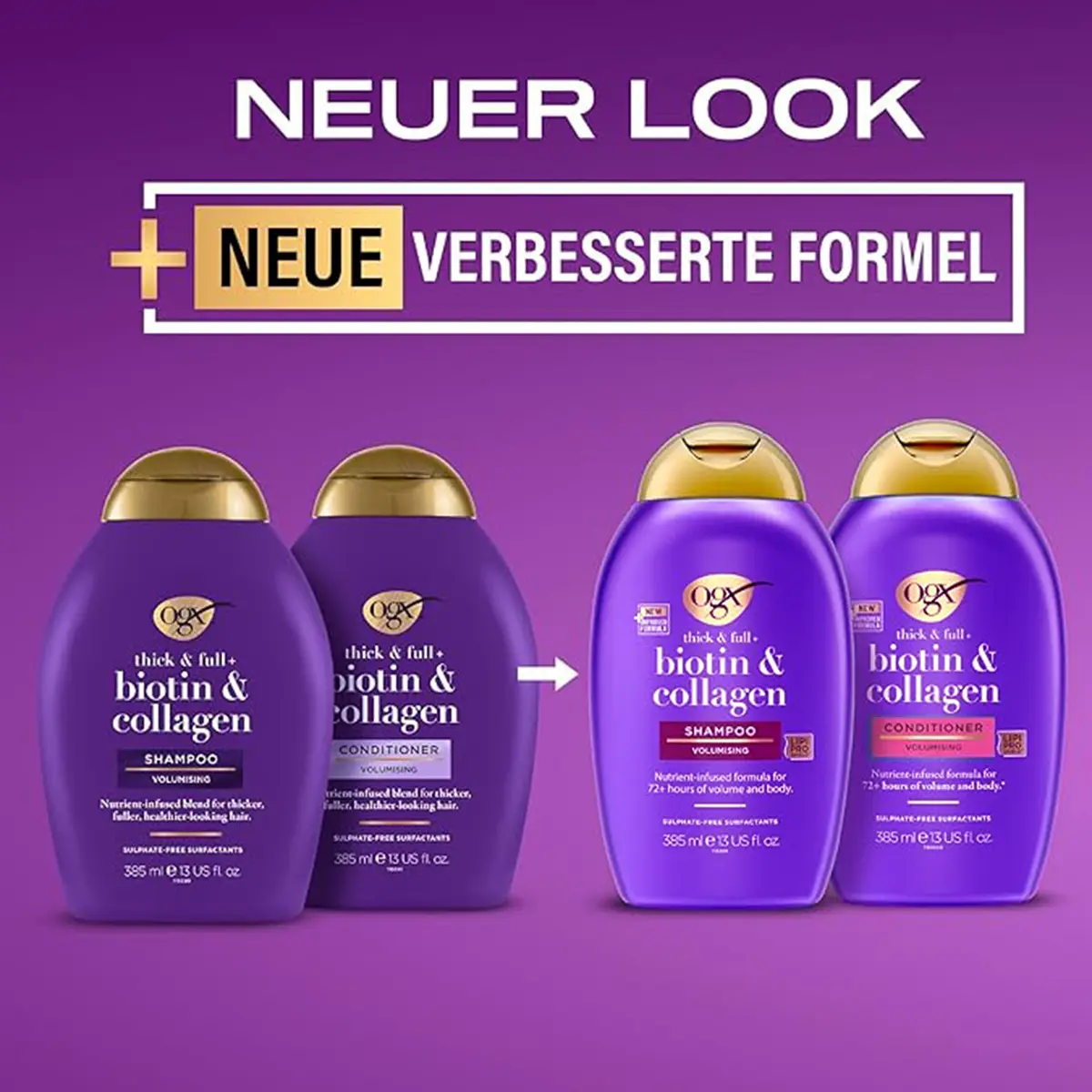  OGX Shampoo Volumizing With Biotin & Collagen 385 ml  - view 2
