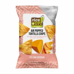 Rice Up Tortilla Chips Yellow Cheddar 60 gm