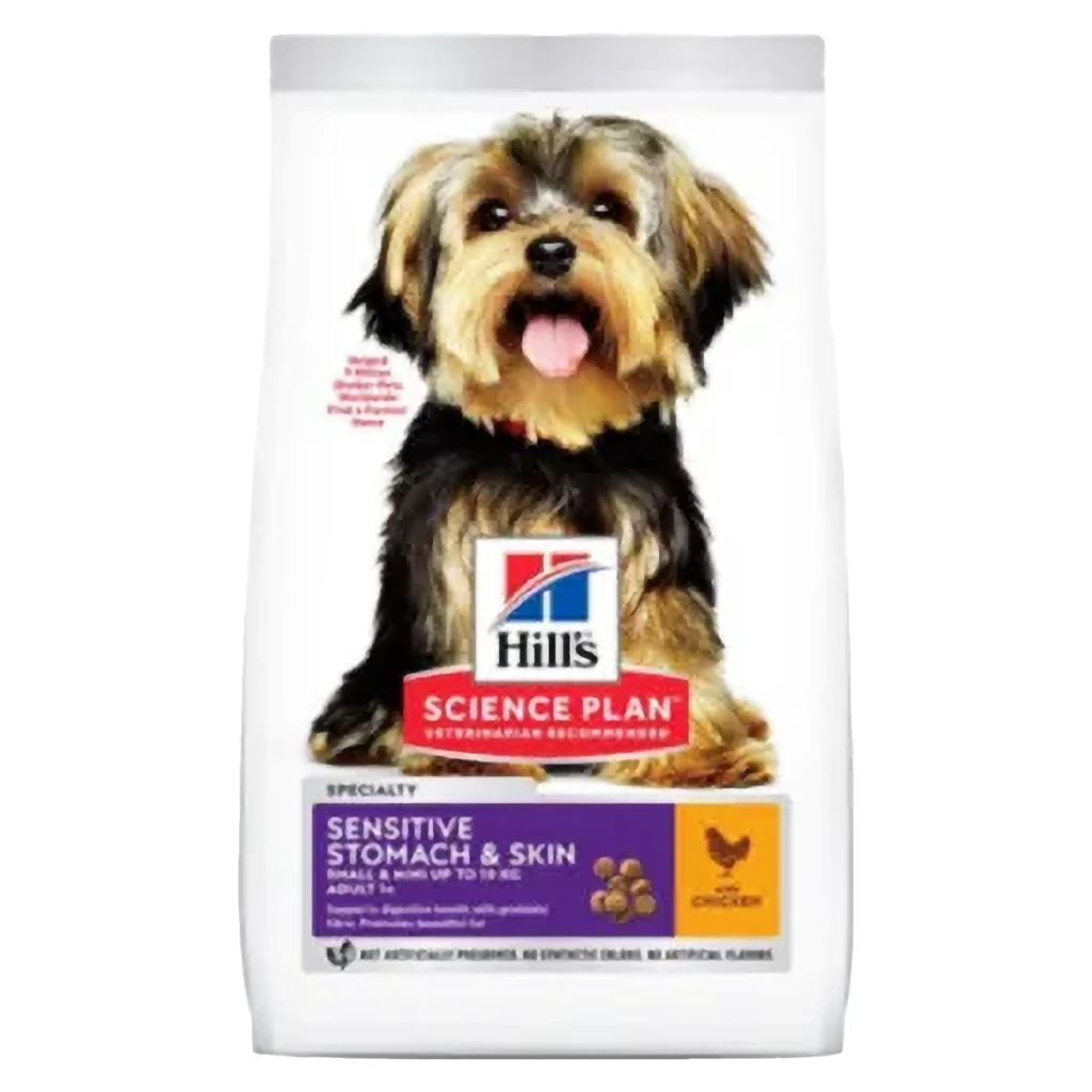 Hill's Science Plan  Sensitive Stomach and  Skin Small and Mini Adult  Dog Food with Chicken 1.5 kg