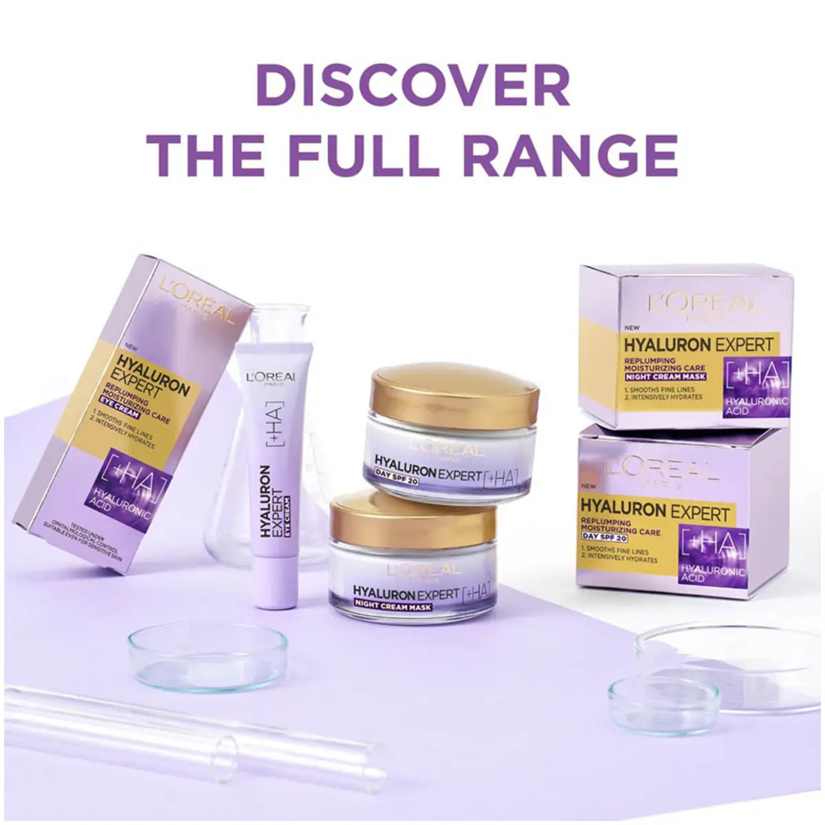 L'Oreal Paris Hyaluron Expert Replumping Moisturizing Care Night Cream Mask 50 ml - view 5