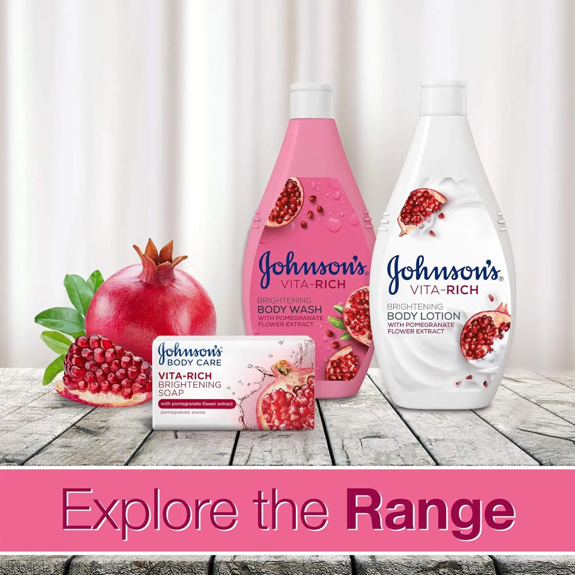 Johnson's Body Lotion Pomegranate Flower Extract 400 ml - view 5