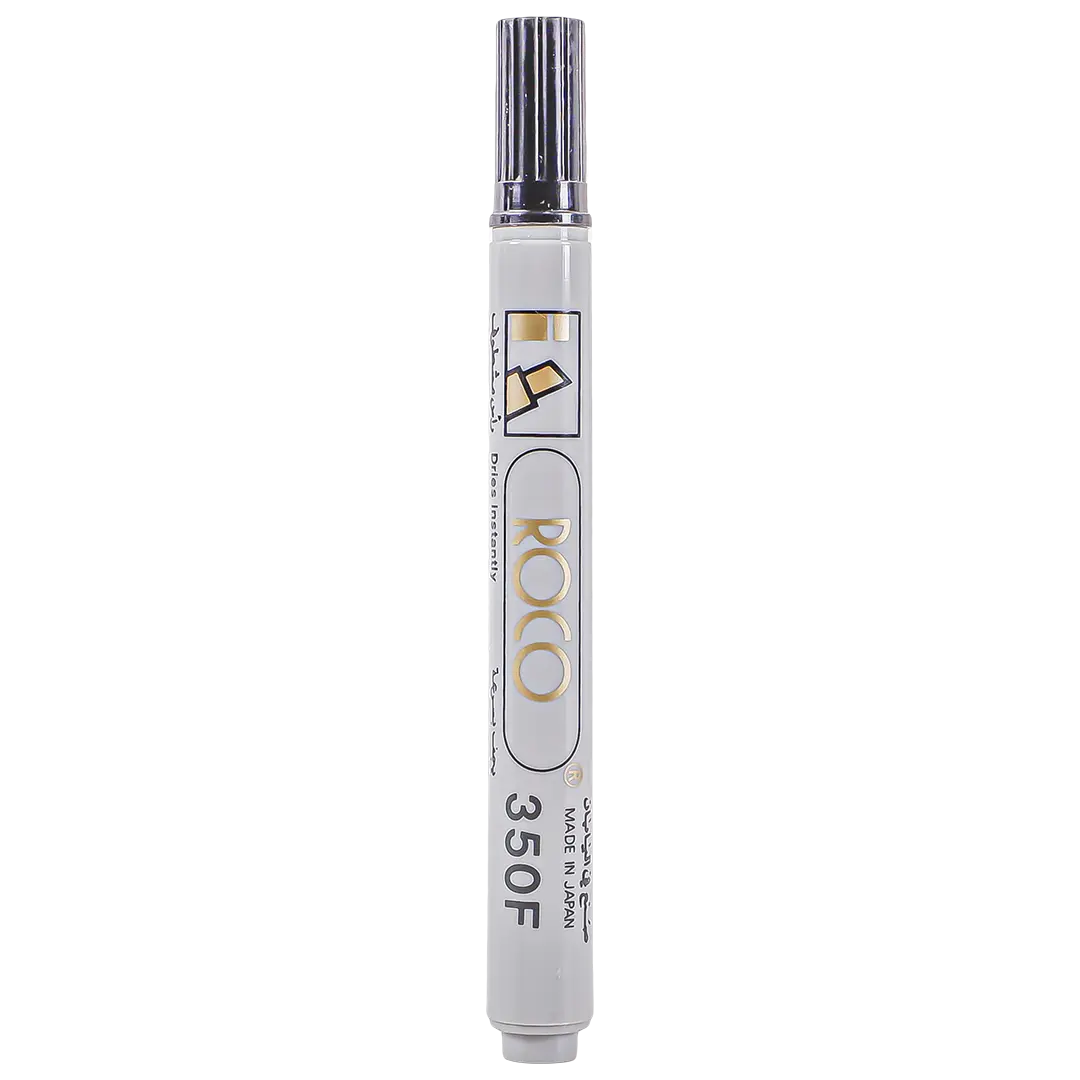 Roco F350 Permanent Marker 1 - 4 mm Chisel Tip Black - view 2