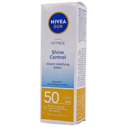 Nivea Sun Uv Face Shine Control Face Cream SPF 50 Tube 50 ml