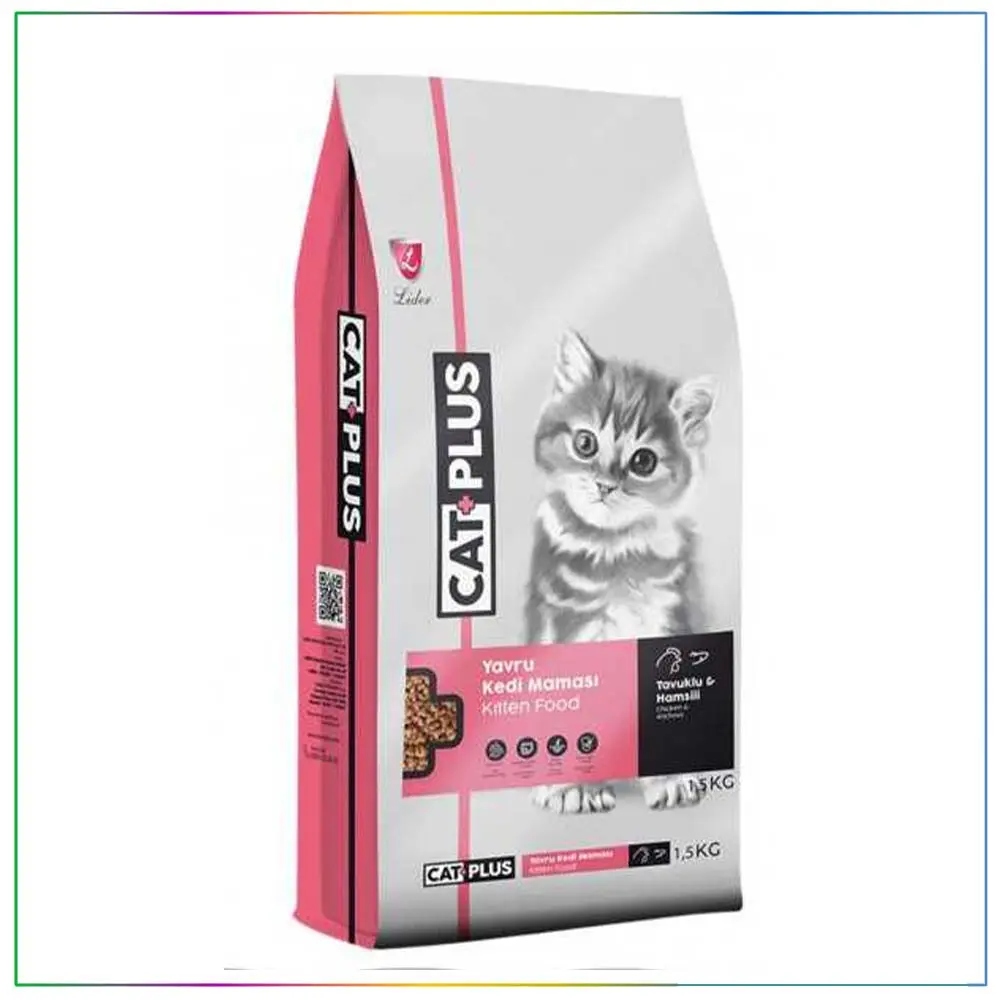 Cat Plus dry food for kittens with chicken and anchovies 1.5 kg - view 5