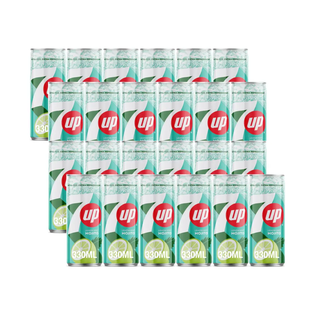 7 UP  Mojito Lemon Mint can 24 pcs 330 ml - view 1