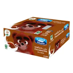Saudia Chocolate Flavored Milk 24 pcs 125 ml