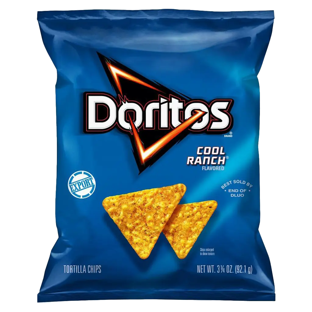 Doritos Tortilla Chips Ranch Flavor 92.1 gm - view 1