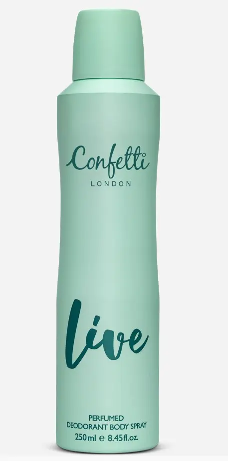 Confetti London Live Deo Body Spray 250 Ml - view 1