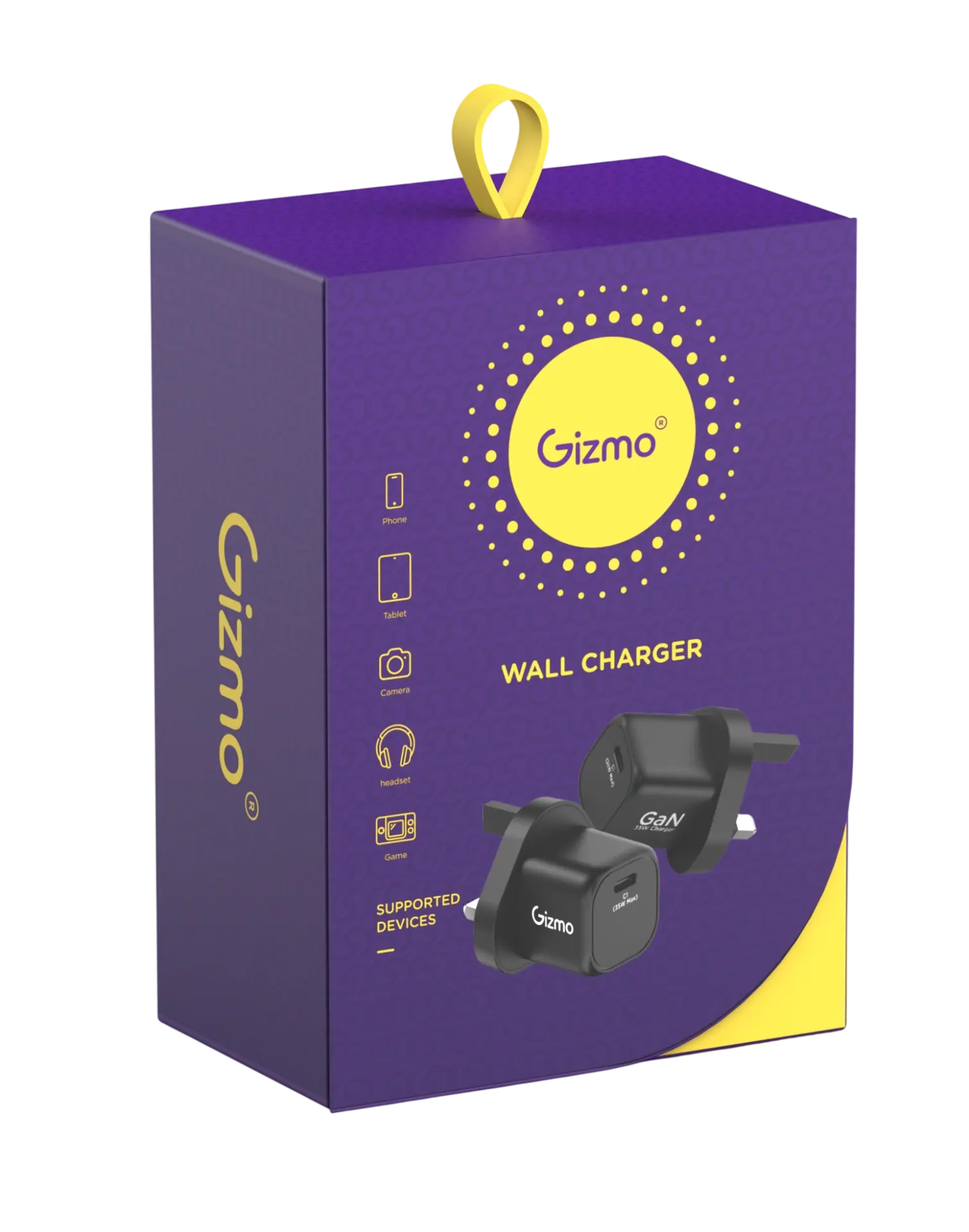 Gizmo 35W Black USB-C Wall Charger - view 3