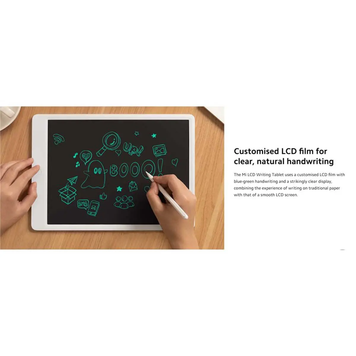 Xiaomi LCD Writing Tablet 13.5 inch Color Edition with Pen White - view 2