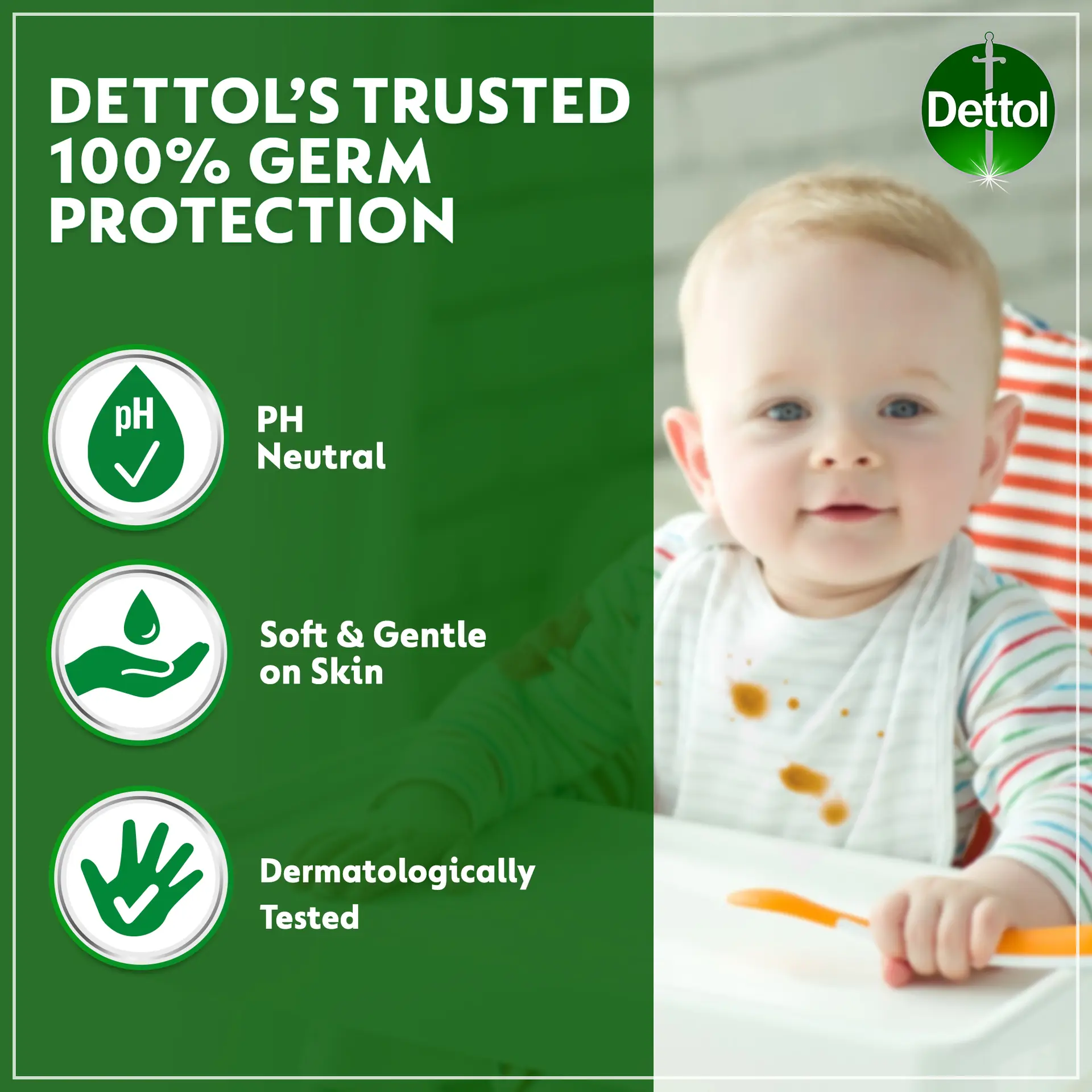 Dettol Original Antibacterial Skin and Surface Wipes 40 pcs - view 6