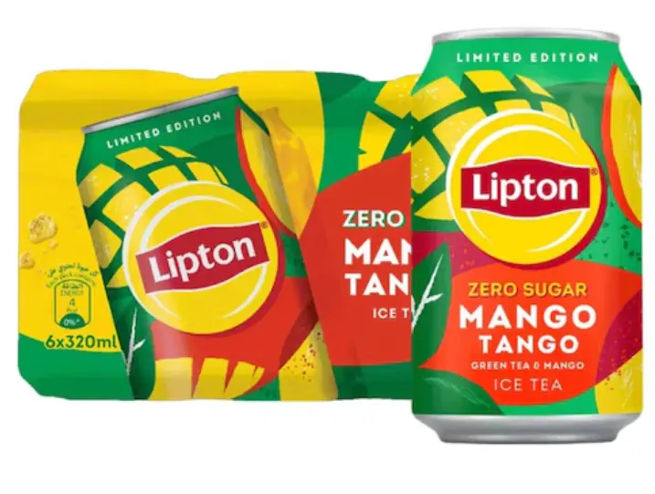 Lipton Ice Tea Mango Tango Zero Sugar 320MlX6 - view 1