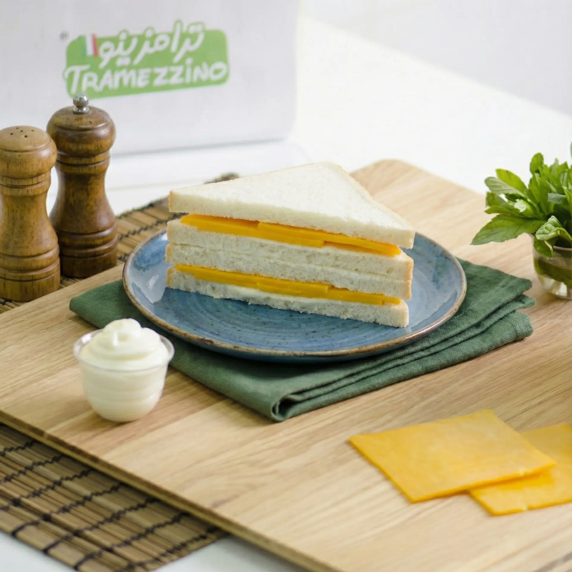 Cheddar Cheese Club Sandwich 122 gm - view 2