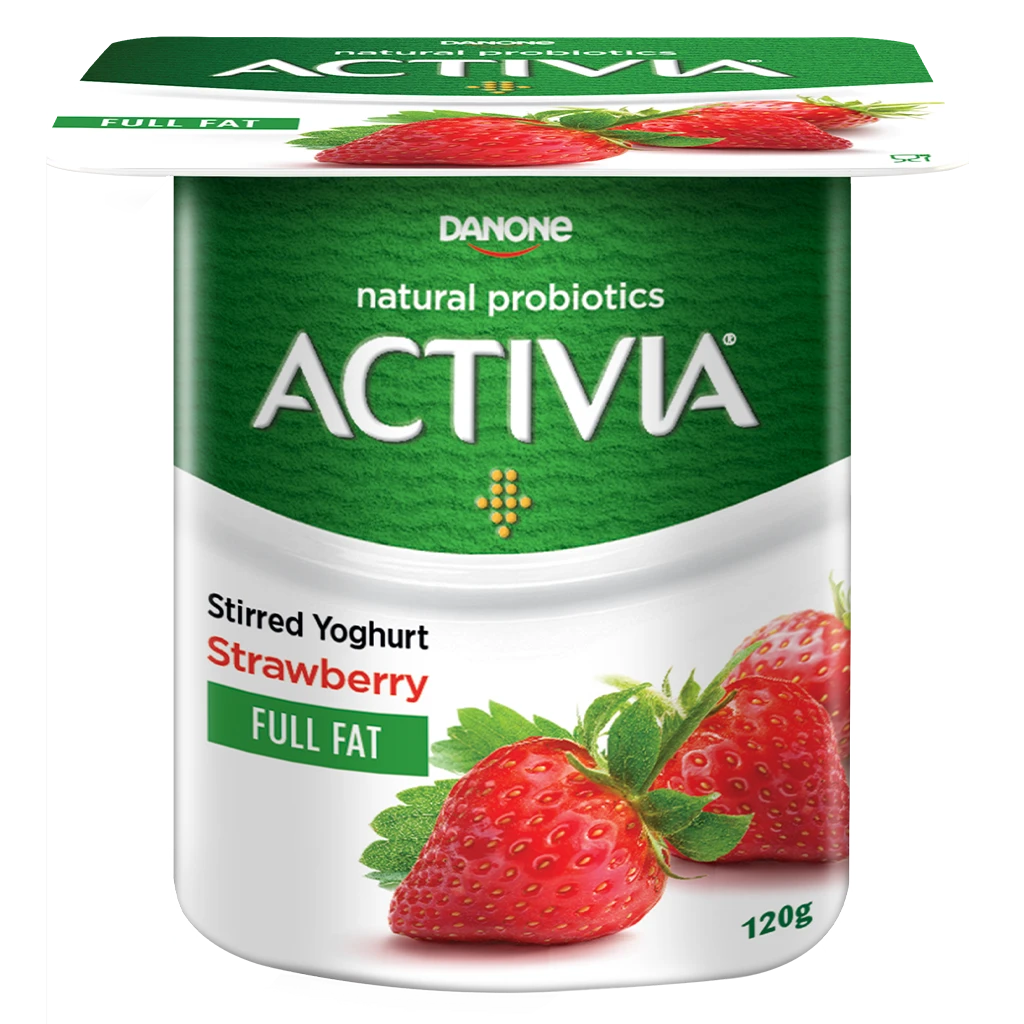 Activia Yoghurt Strawberry 120 gm